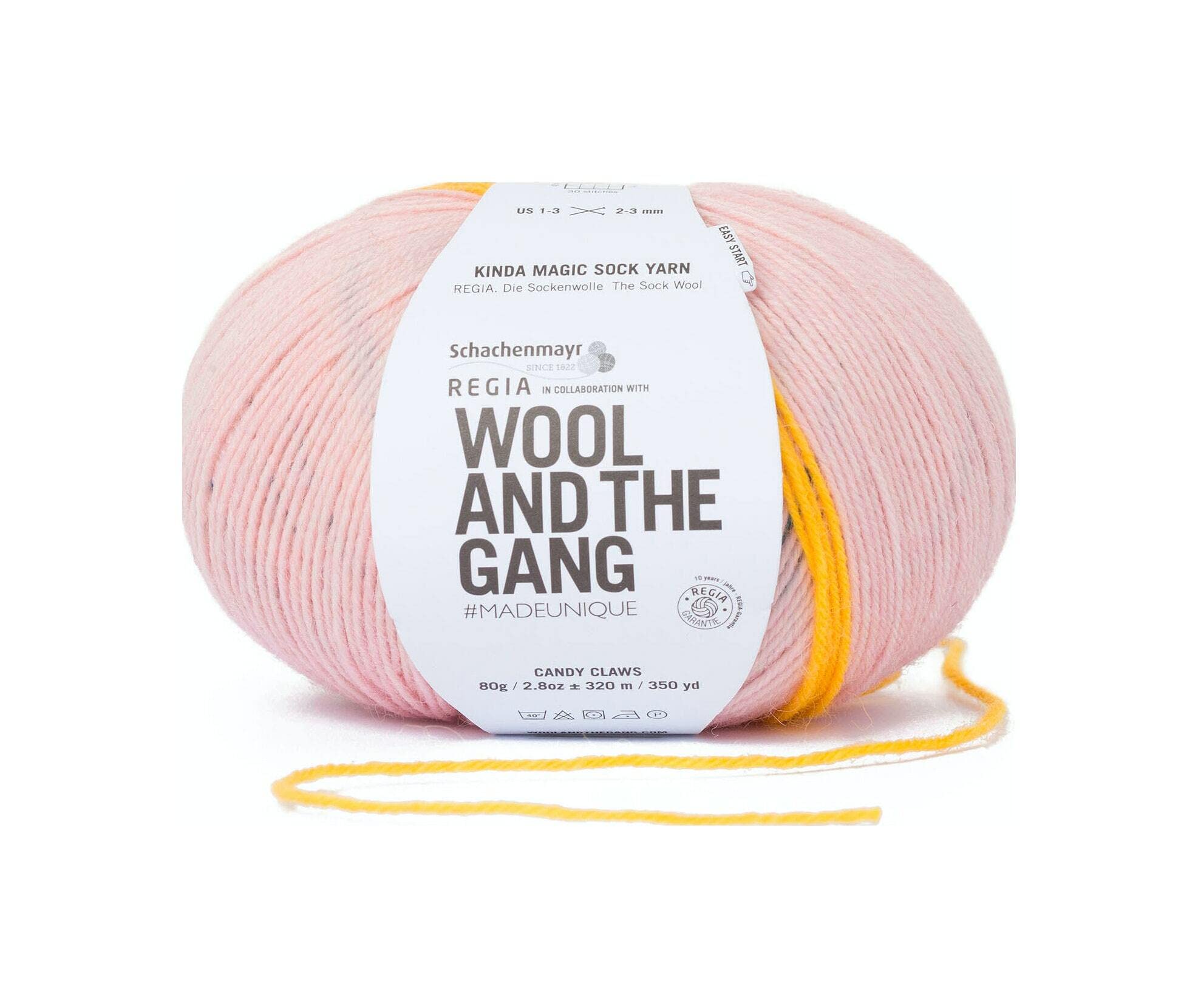 Regia WATG 6460 Candy Claws Sock Yarn - Soft Knitting Yarn for Socks, Scarves & Hats - Perfect for DIY Craft Projects & Cozy Winter Accessories