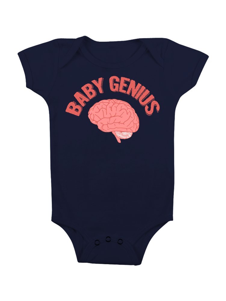 Funny Baby Genius Onesie for Boys & Girls - Soft & Comfortable Infant Bodysuit for Playtime, Photos & Everyday Wear