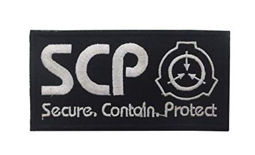 SCP Foundation Embroidery Patch - Military Tactical Morale Badge with Hook & Loop Backing for Jackets, Vests & Backpacks - Perfect for Cosplay, Airsoft & Outdoor Gear Customization
