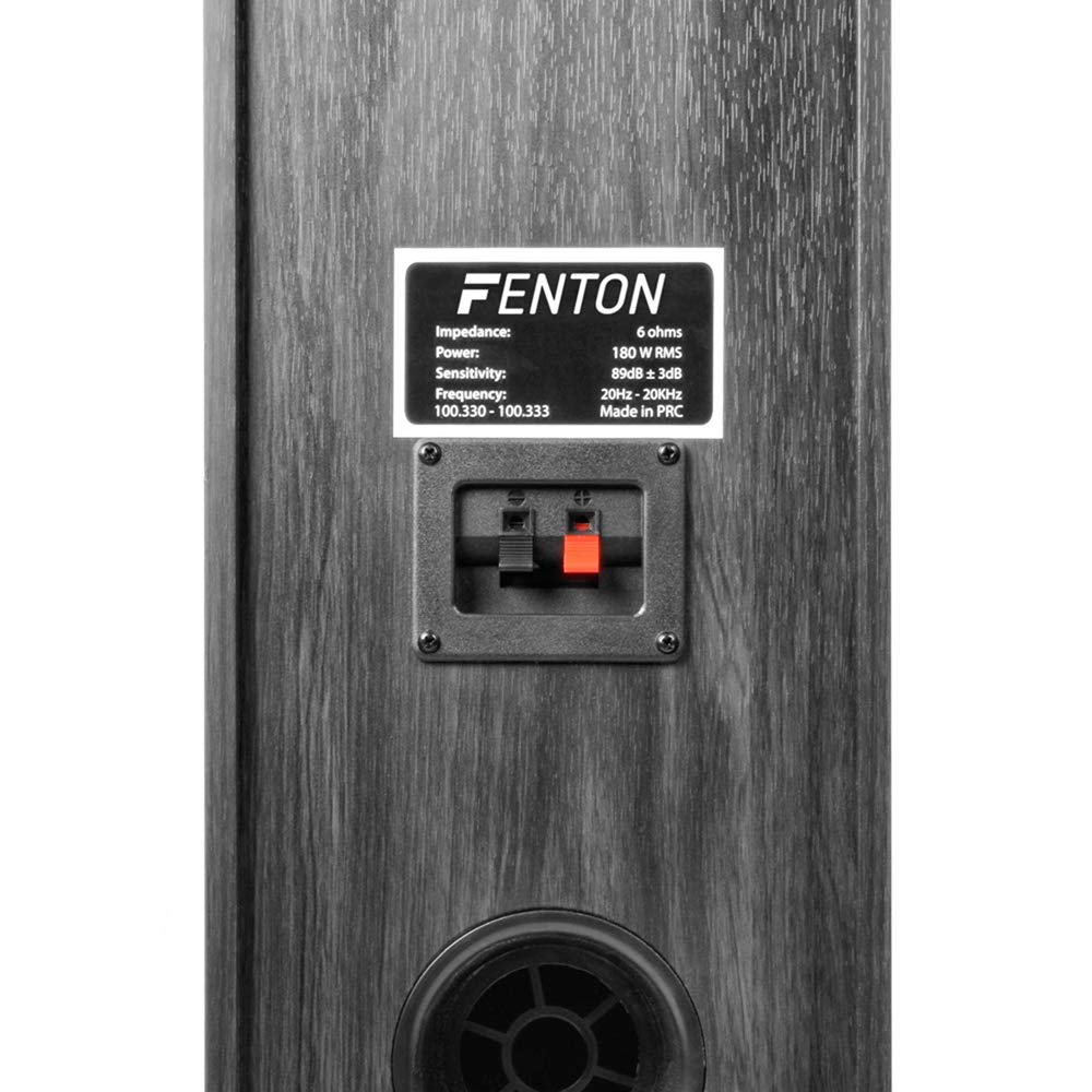 Fenton 5.1 Channel Black Home Theater Speaker System with Powerful Bass - Immersive Surround Sound for Movies, Music & Gaming | Easy Setup Hi-Fi Audio System | Perfect for Living Room, Home Cinema & Gaming Setup