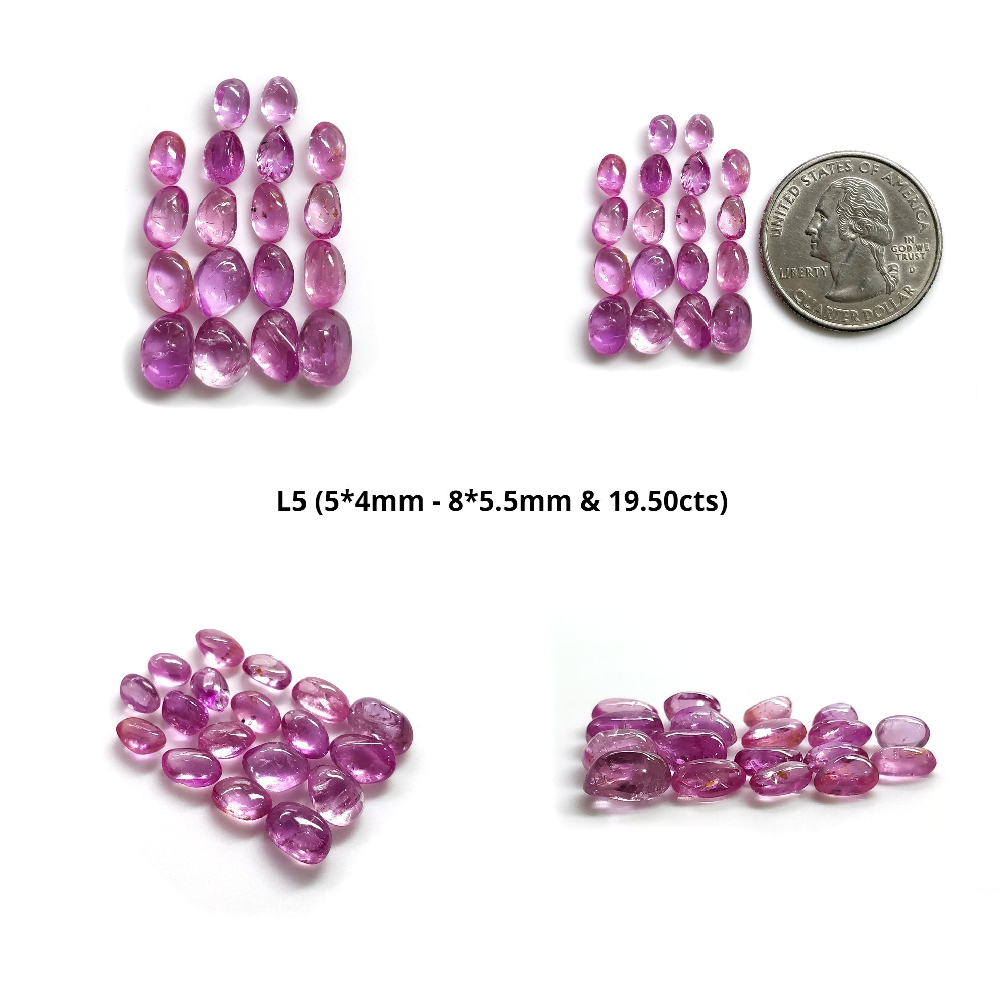 Natural Untreated Burmese Ruby Gemstone Cabochon - Unheated, Tumbled, Irregular Shape for Jewelry Making & Healing Crystals (Wholesale Lots) | Perfect for Rings, Pendants & Spiritual Practices
