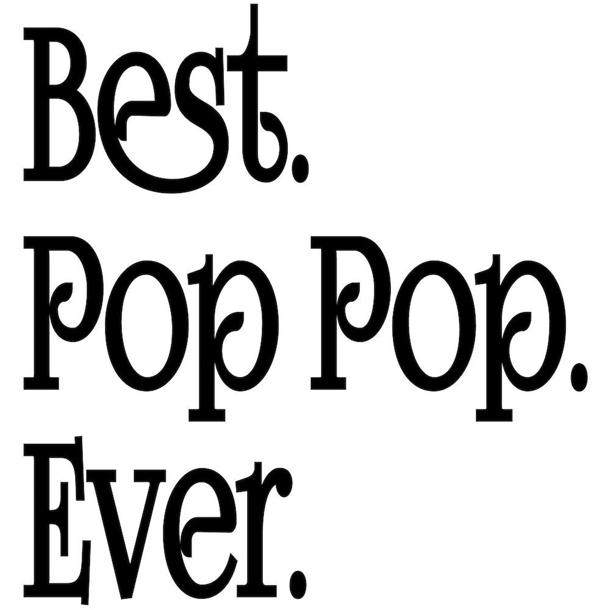 Best Pop Pop Ever 11 oz (325 ml) Ceramic Coffee Mug - Funny Novelty Gift for Dad, Grandpa & Pop Culture Fans - Perfect for Home, Office & Coffee Lovers