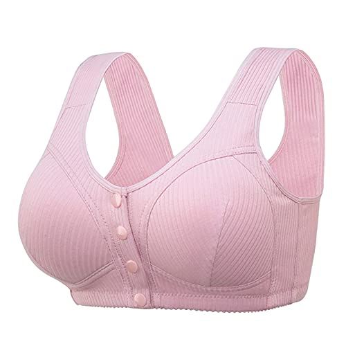 WYTong Plus-Size Everyday Bras - Adjustable Front Closure Sports Bra with Extra Elastic & Breathable Lace Trim - Yoga & Workout Bra for Women - Perfect for Gym, Running, and Daily Comfort