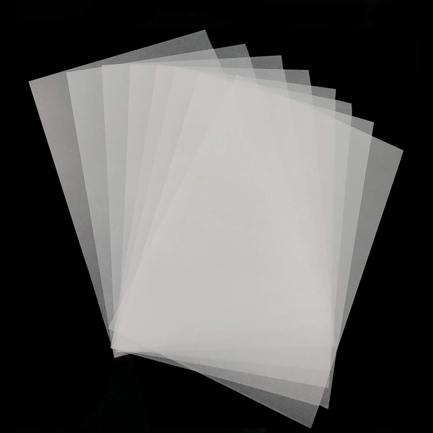 8 Pcs Heat Shrink Film for DIY Crafts - Frosted Surface Shrink Sheets for Jewelry Making, Keychains & Home Decor - Unprinted Semitransparent Material for Pendants, Bracelets & Gift Wrapping