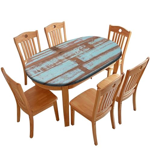 Blue Retro Old Wood Grain