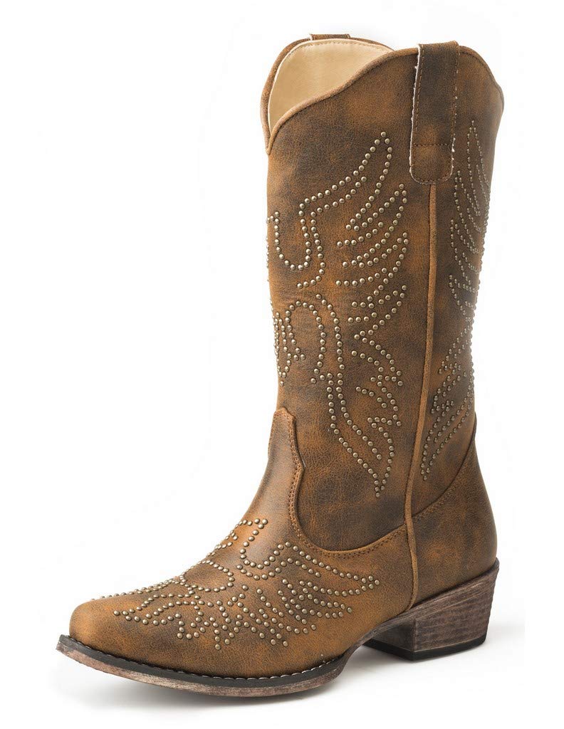 Roper Women's Eaglets Western Boots - Stylish Cowgirl Boots for Country Dancing, Rodeo & Everyday Wear