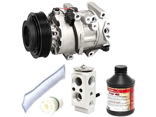 AC Compressor Kit for 2010-2015 Hyundai Tucson 2.4L 4-Cylinder - Includes Compressor, Filter Drier, Expansion Valve, Oil & O-Rings (Part# W0141-P634985) - Perfect for AC System Repair & Maintenance