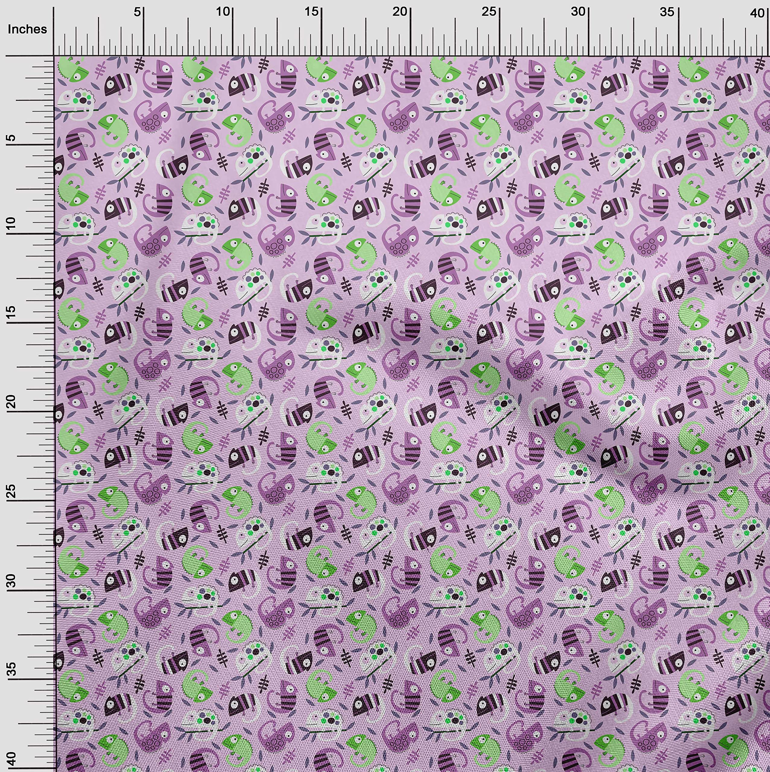 Premium Cotton Cambric Amethyst Fabric for Kids - 56