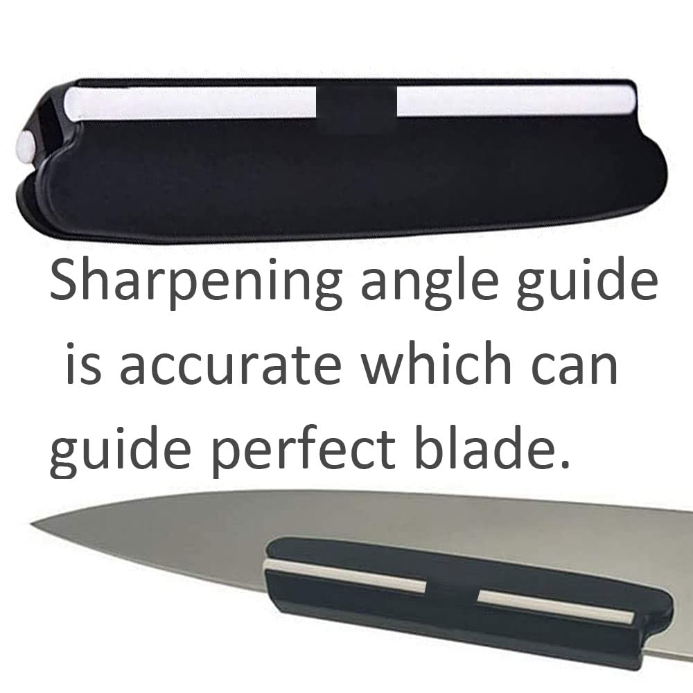 XINAZZIT 2-Piece Knife Sharpener Guide Set - Professional Whetstone Angle Guide for Kitchen & Outdoor Knives | Perfect for Home Chefs & Camping Enthusiasts