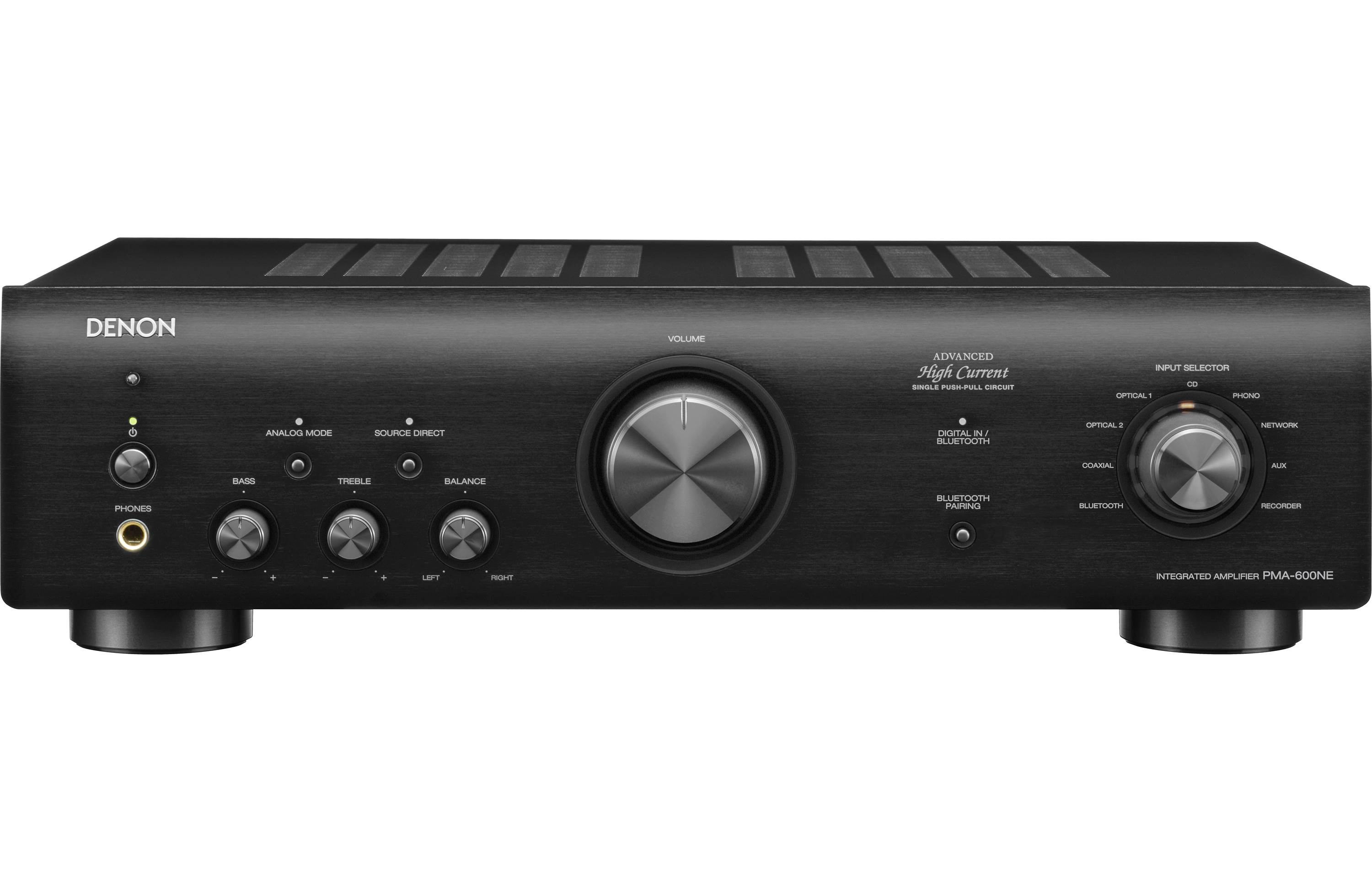 Denon PMA 600NE Hi-Fi Stereo Integrated Amplifier with Bluetooth - Premium Audio for Home Theater & Music Listening