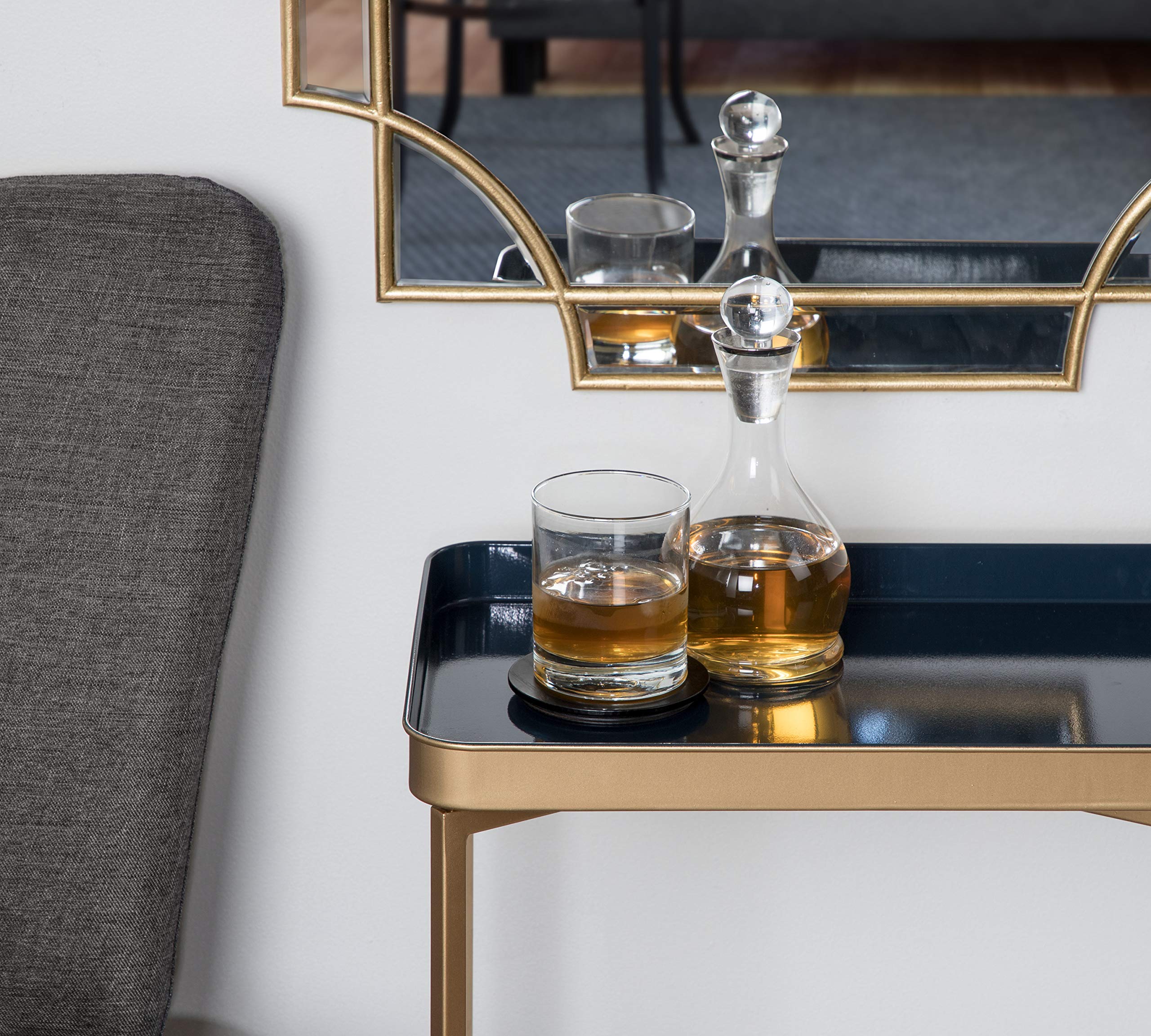Kate and Laurel Celia Modern Tray Side Table - 18