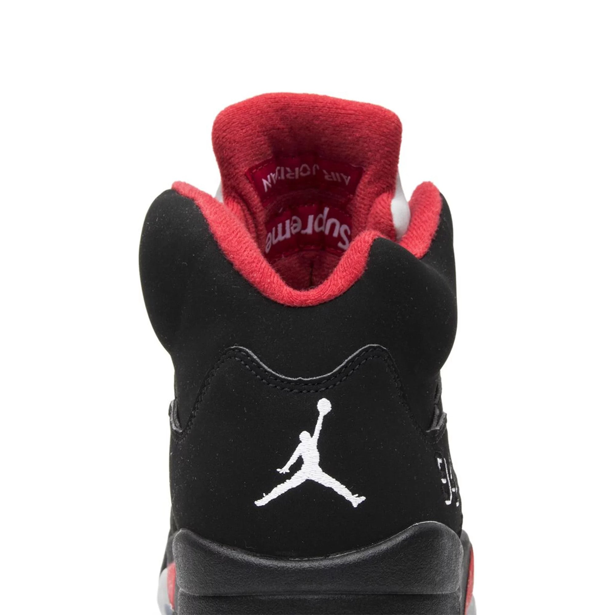 Air Jordan 5 Retro x Supreme 'Black' Sneakers (2015) - Men's Basketball Shoes for Streetwear & Sneaker Collectors