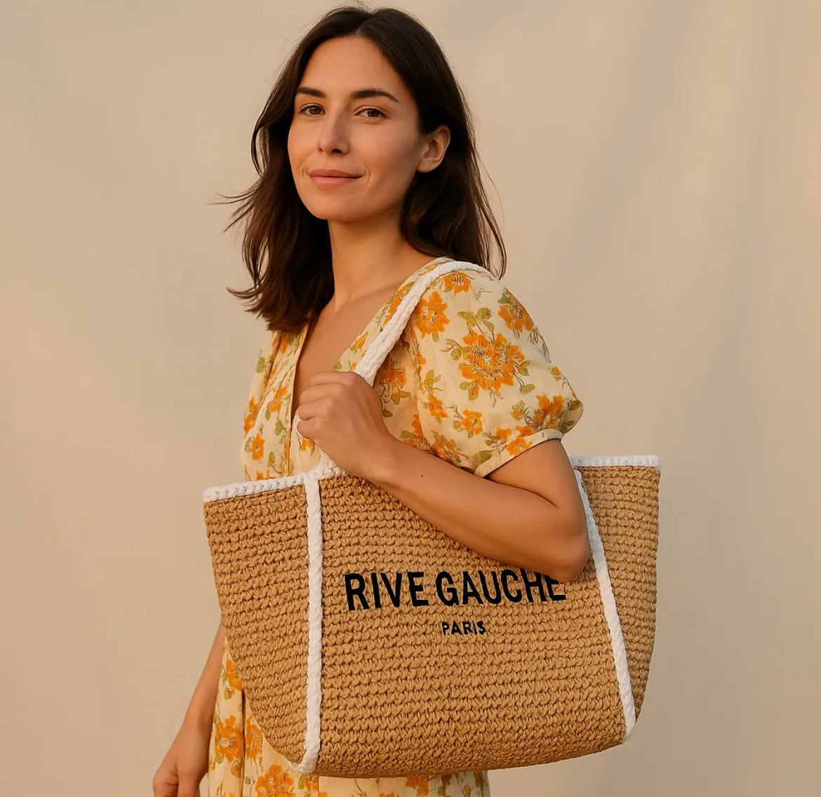 Stylish Rive Gauche Shoulder Bag for Women - Trendy Tote Handbag with Adjustable Strap - Perfect for Work, Travel & Everyday Use