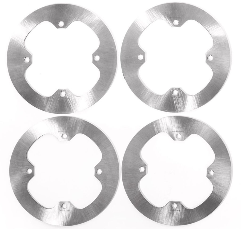 2015 Polaris Scrambler 850 Front & Rear MudRat Brake Rotors Kit - High Performance ATV Disc Brakes for Off-Road & Trail Riding Adventures