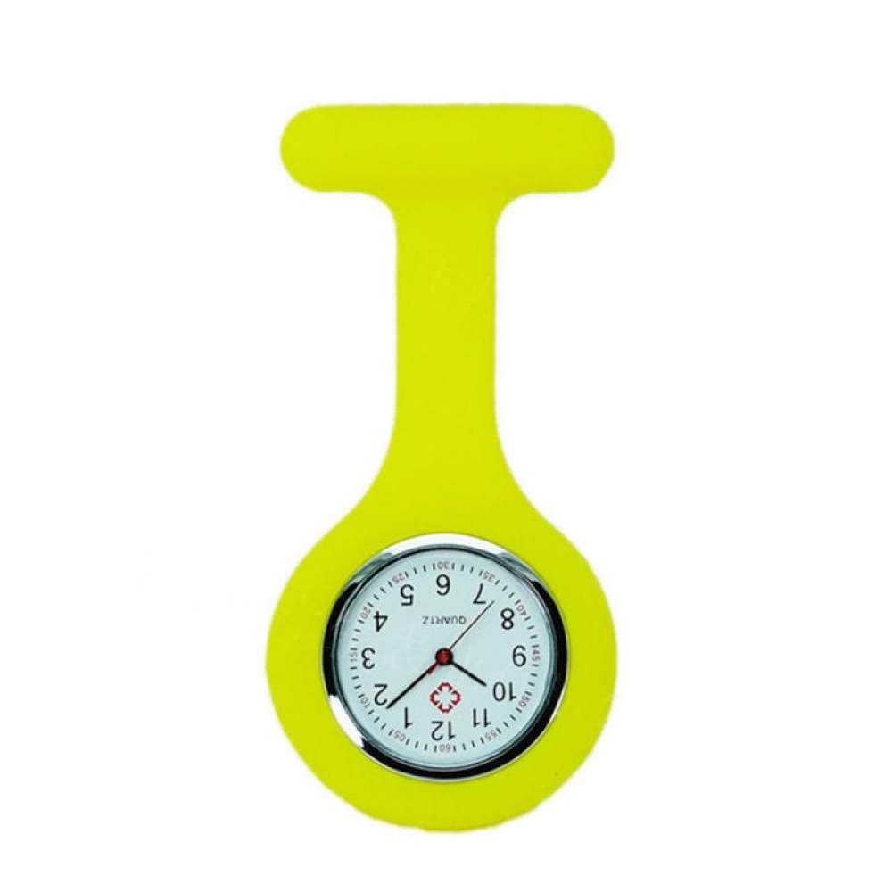 Professional Silicone Nurse Watch - Medical Pocket Watch with Pin & Hanging Chain - Quartz Movement for Nurses, Doctors & Healthcare Workers - Perfect for Hospital Shifts, Clinical Use & Medical Professionals
