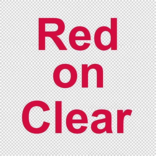 Tze-122 Red on Clear