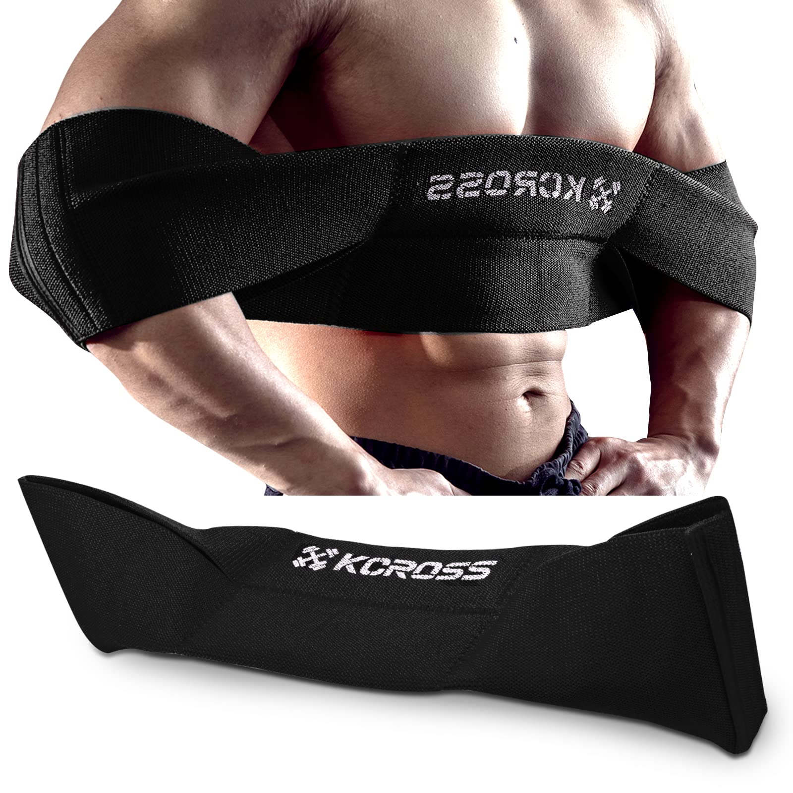 KCROSS Bench Press Band for Men & Women - Heavy Duty Weight Lifting Resistance Bands for Strength Training, Push Up Exercises & Home Gym Workouts - Perfect for CrossFit, Powerlifting & Fitness Enthusiasts