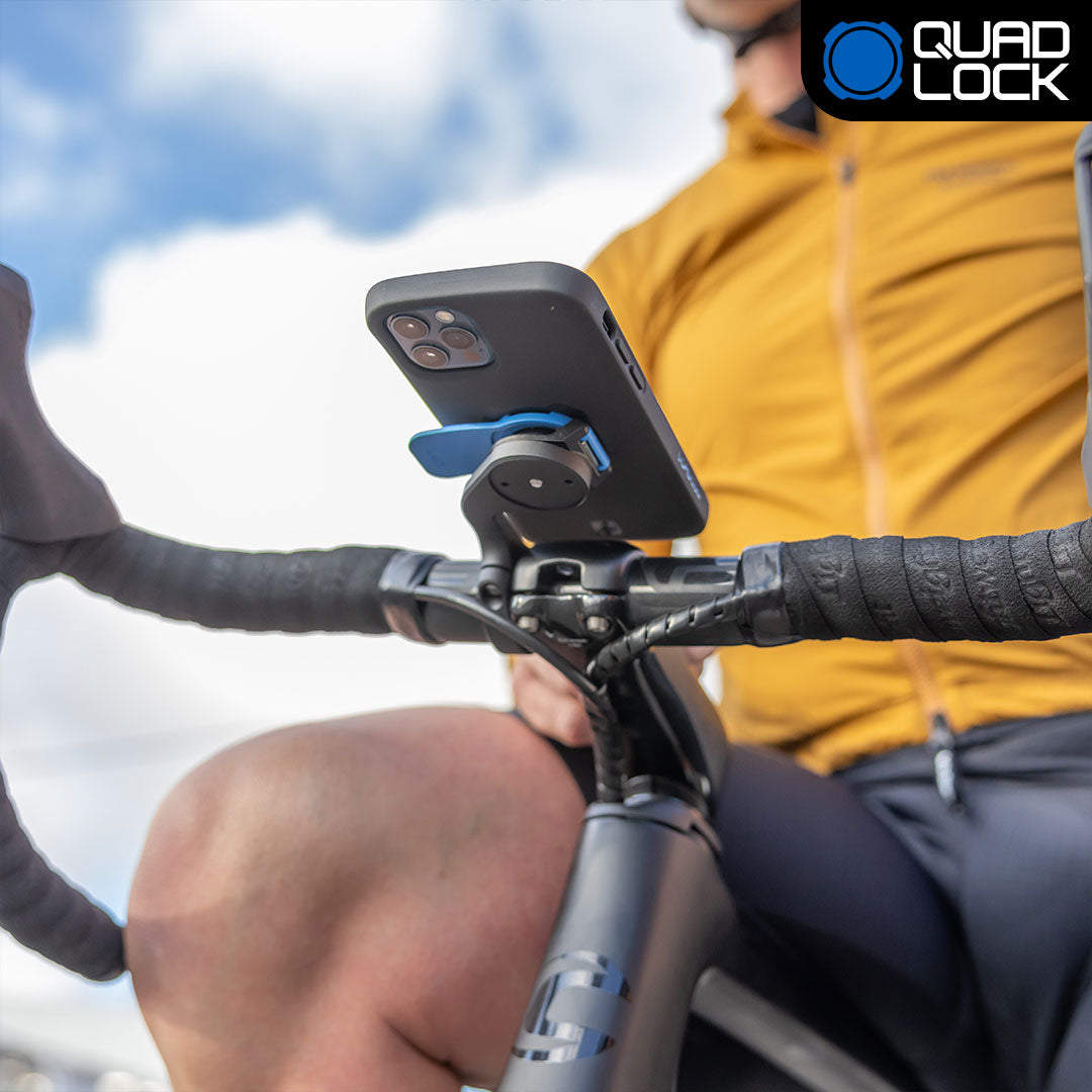 Premium Bike Out Front Mount - Universal Handlebar Phone Holder for Cycling, Running & Outdoor Sports - Perfect for GPS Navigation & Fitness Tracking