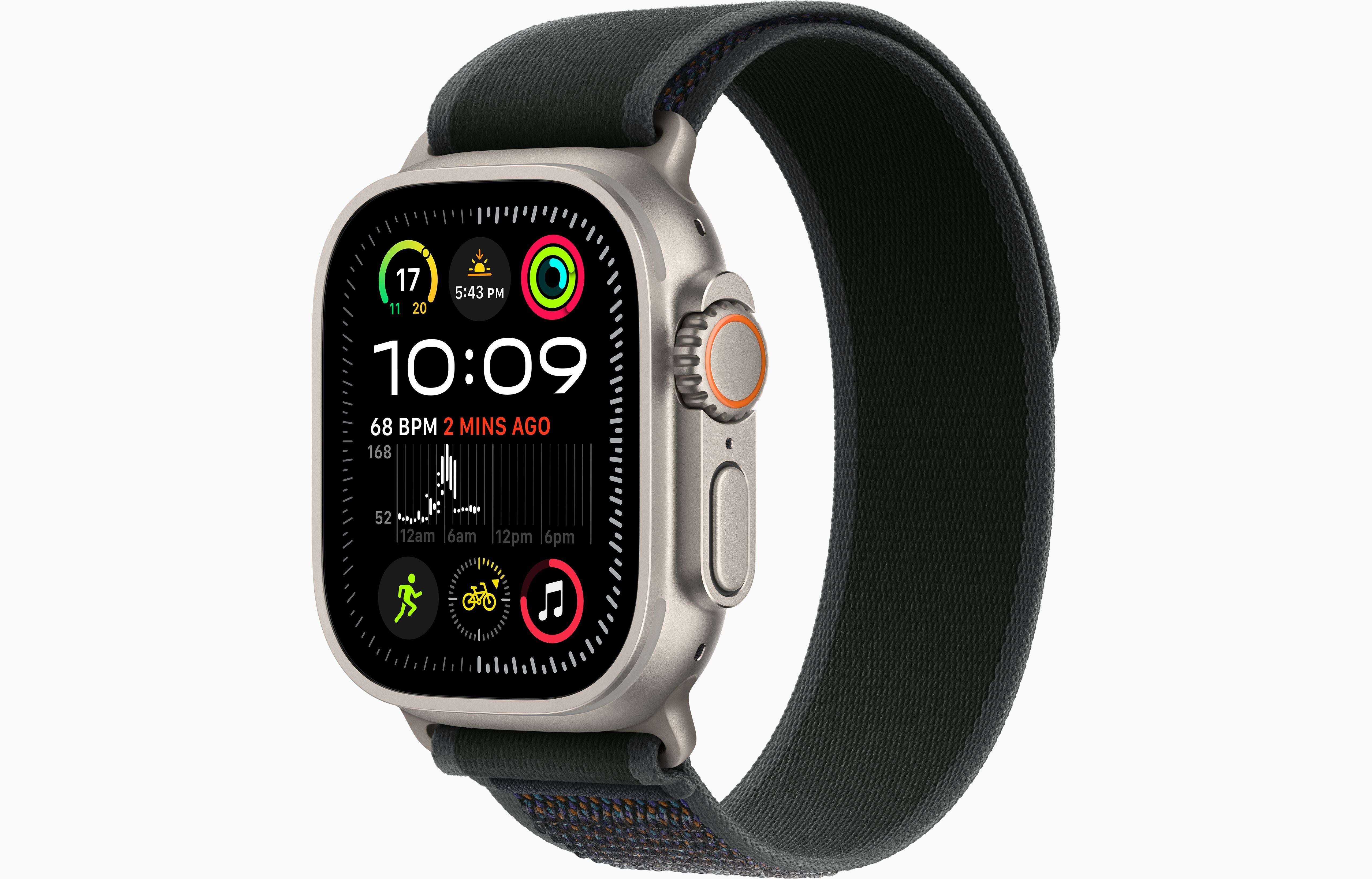 Apple Watch Ultra 2 - GPS + Cellular Smartwatch with Advanced Fitness Tracking & Heart Rate Monitor - Perfect for Outdoor Adventures, Workouts & Daily Wear