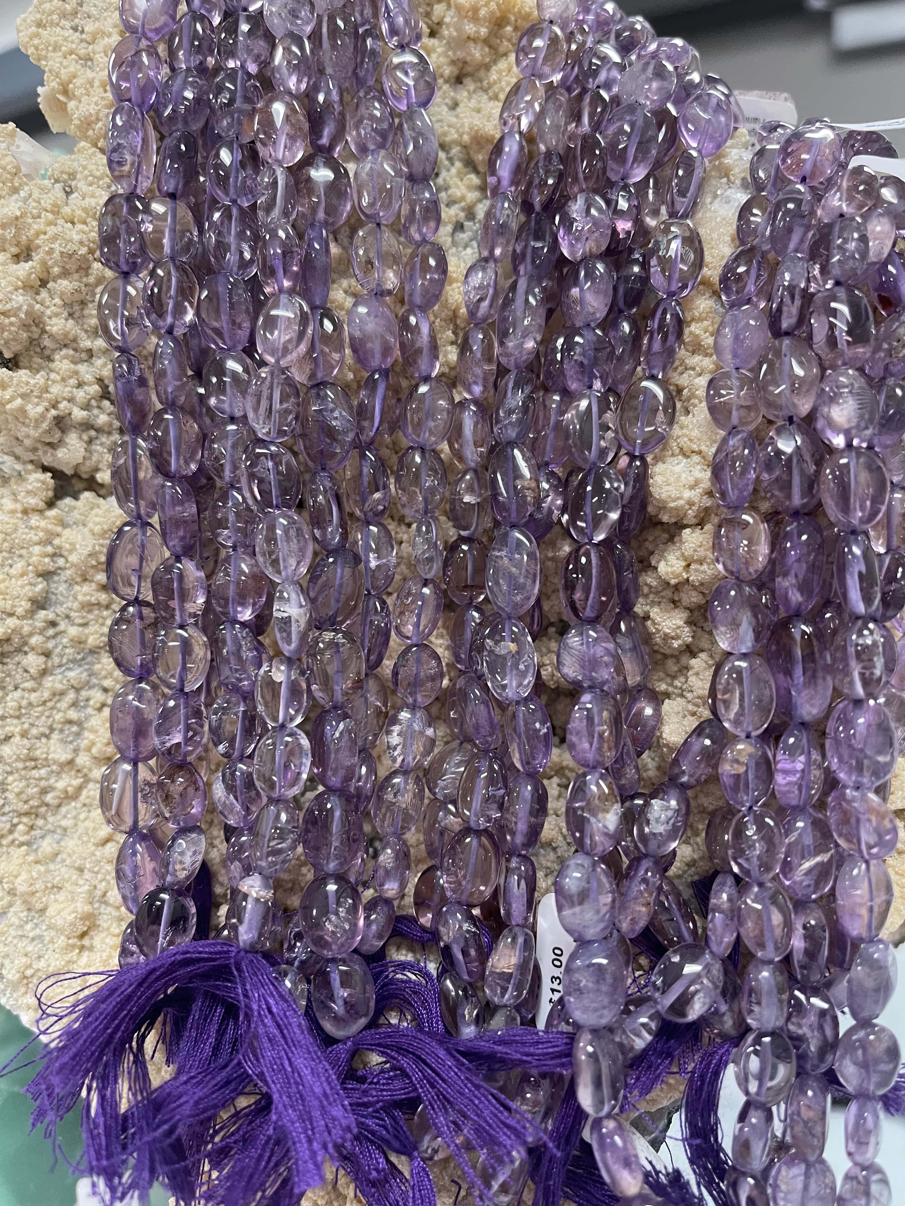 Natural Amethyst Bead Strands for Jewelry Making - 6mm 8mm 10mm Round Gemstone Beads - DIY Bracelet, Necklace, Earring Craft Supplies - Perfect for Healing Crystal Jewelry & Spiritual Gifts
