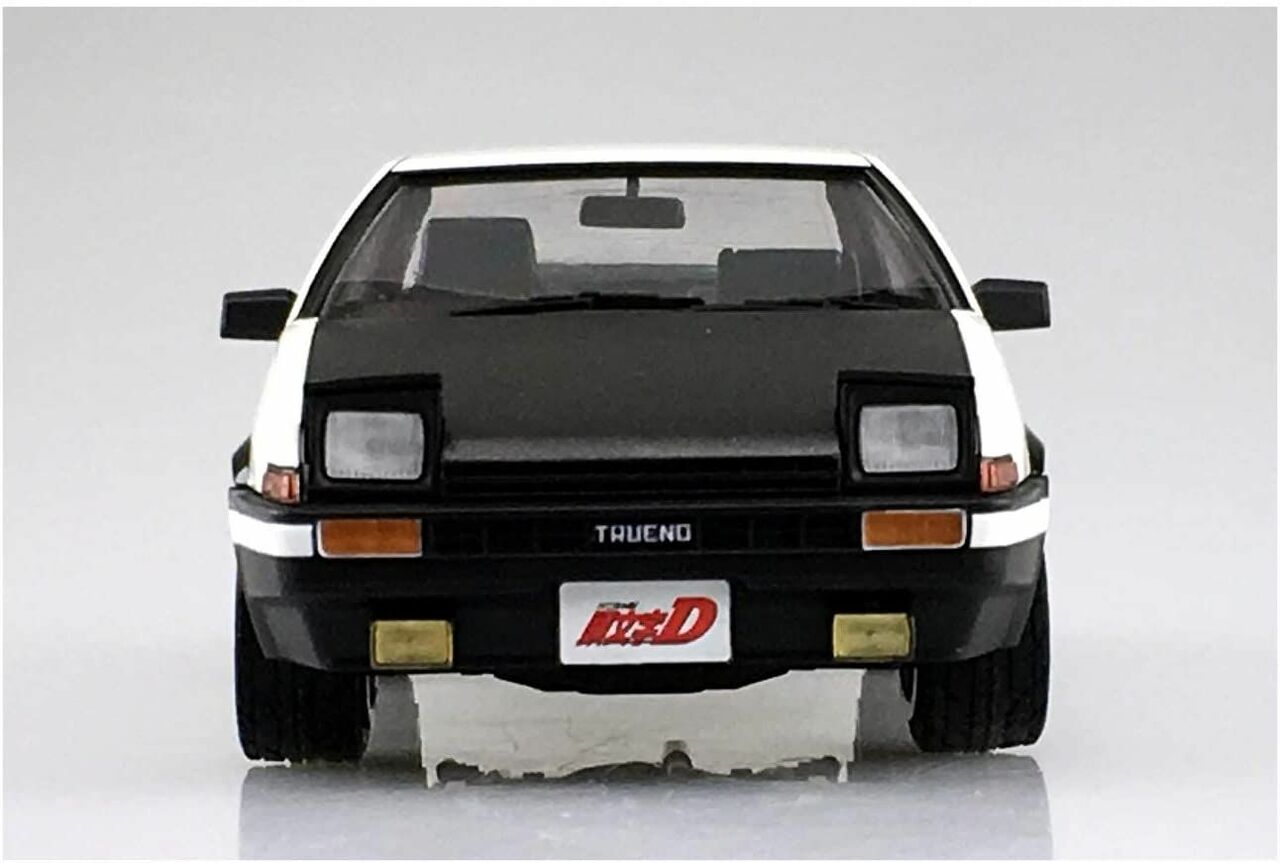 Aoshima 1/24 Scale Initial D Anime Toyota AE86 Trueno (Project D Version) Plastic Model Kit - Perfect for Anime Fans & Car Enthusiasts Collection & Display