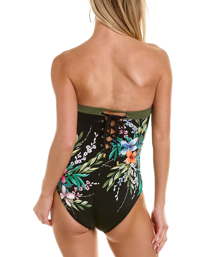 Vince Camuto Pacific Grove Bandeau One-Piece Swimsuit for Women | Sexy Monokini Bathing Suit | Beach, Pool & Vacation Wear