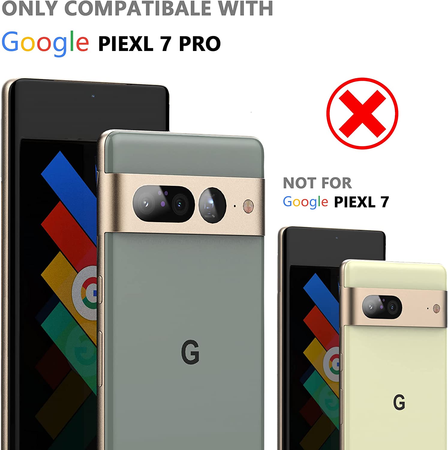 Google Pixel 7 Pro Clear Shockproof Case - Slim Protective Phone Cover with Military-Grade Drop Protection - Perfect for Work, Travel & Outdoor Activities