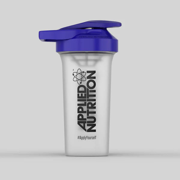 Applied Nutrition 700ml Clear & Blue Protein Shaker Bottle - Perfect for Gym, Workouts & Post-Exercise Recovery