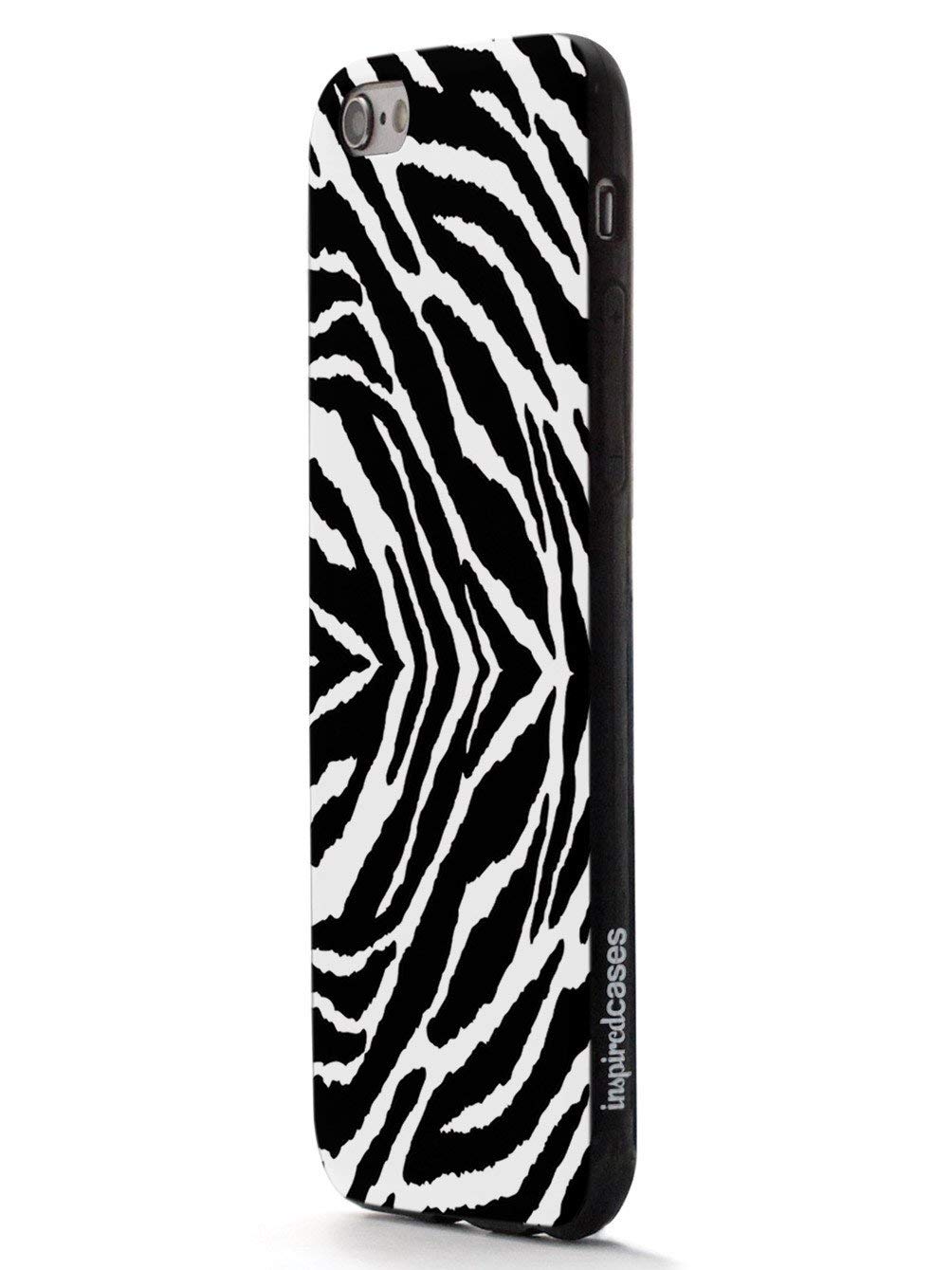 3D Textured Zebra Print Protective Case for iPhone 8 Plus - Shockproof Slim Cover with Animal Pattern - Perfect for Daily Use, Travel & Outdoor Activities
