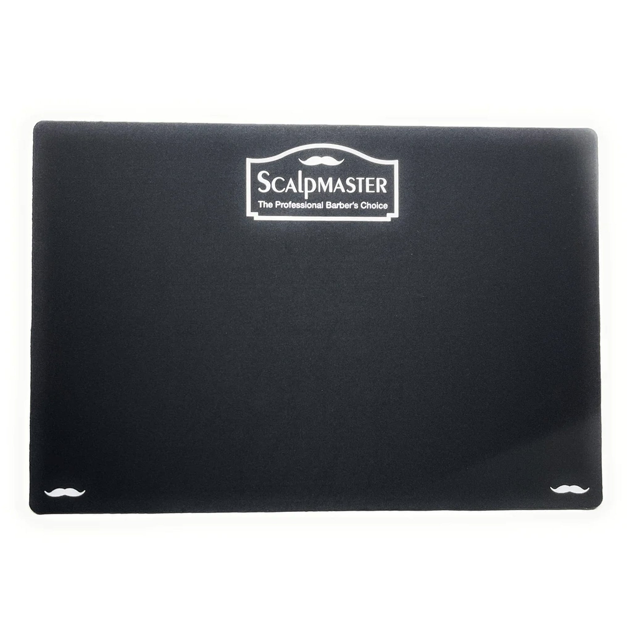 Scalpmaster Black Anti-Slip Barber Mat - Non-Slip Rubber Pad for Hair Clippers & Styling Tools | Perfect for Salon, Home Haircuts & Professional Grooming