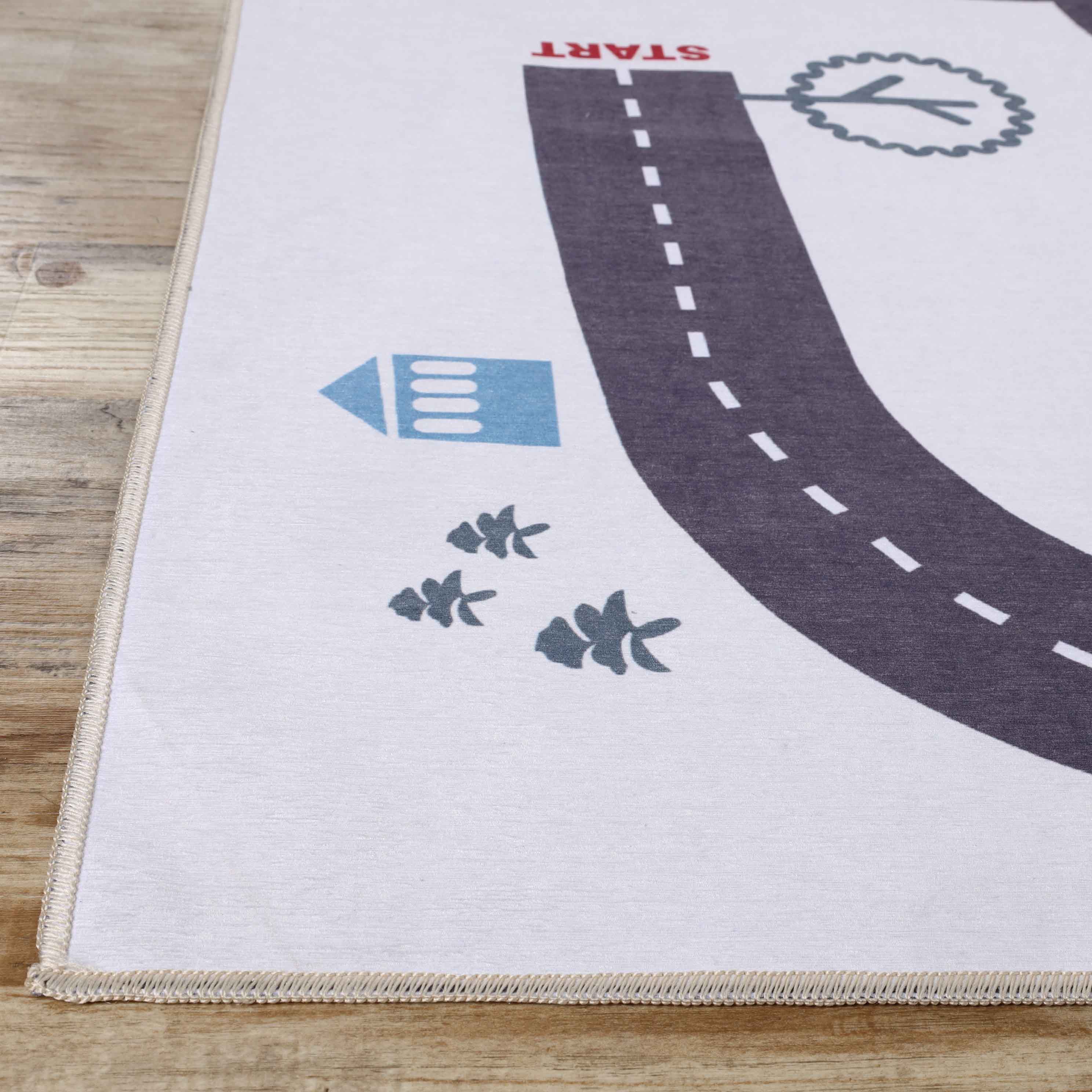 Non-Slip Kids Playroom Rug - Washable Nursery Carpet for Indoor Play Areas | Safe & Soft Floor Mat for Toddlers & Children's Rooms