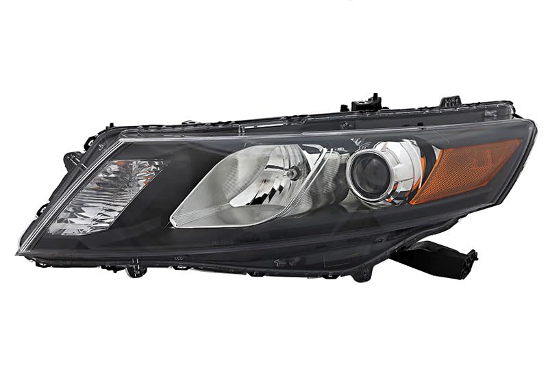 Compatible with Honda Accord Crosstour Headlight Lamp 2010-2012 Halogen Driver Side Left - Perfect for Night Driving & Foggy Conditions
