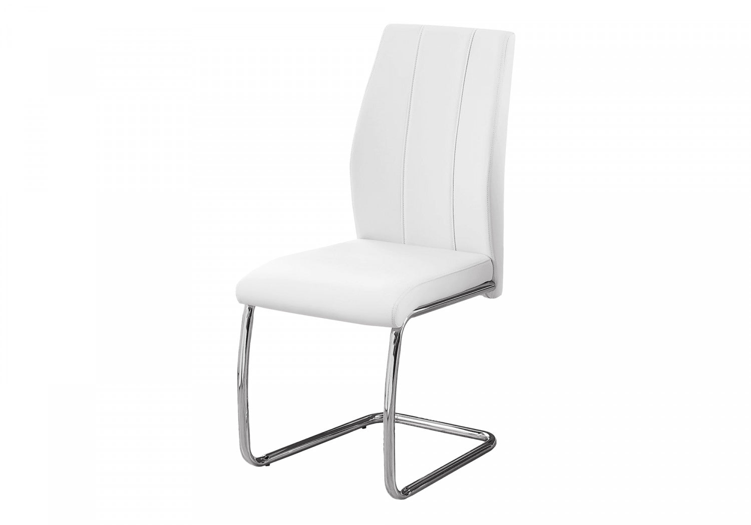 Cabot Dining Chair Set of 2 - Modern White Wooden Kitchen Chairs for Dining Room, Breakfast Nook & Small Spaces - Comfortable & Stylish Seating Solution