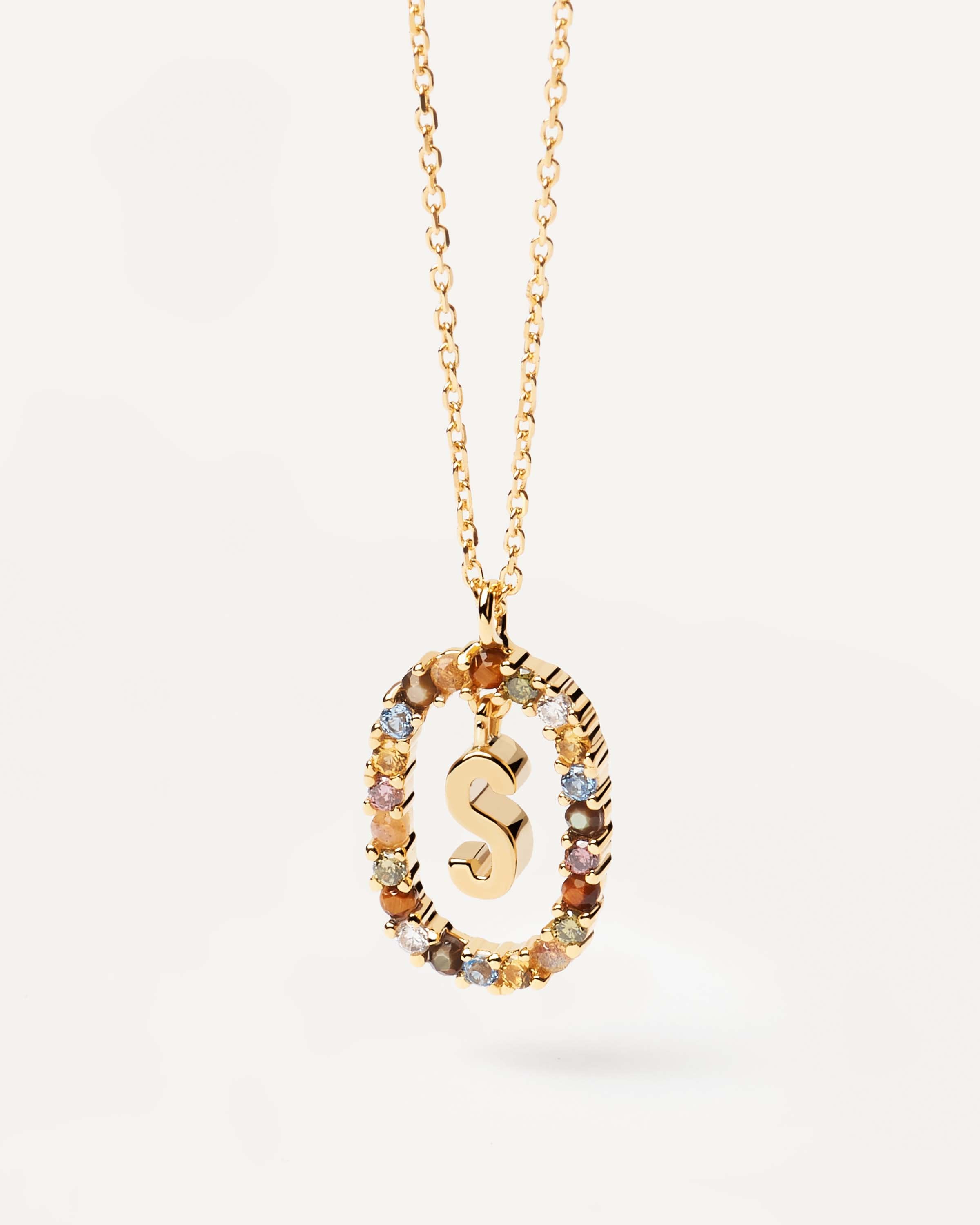 Letter S Necklace - Personalized Initial Necklace for Women, Sterling Silver or Gold Plated, Dainty Alphabet Jewelry - Perfect for Gifts, Everyday Wear & Special Occasions