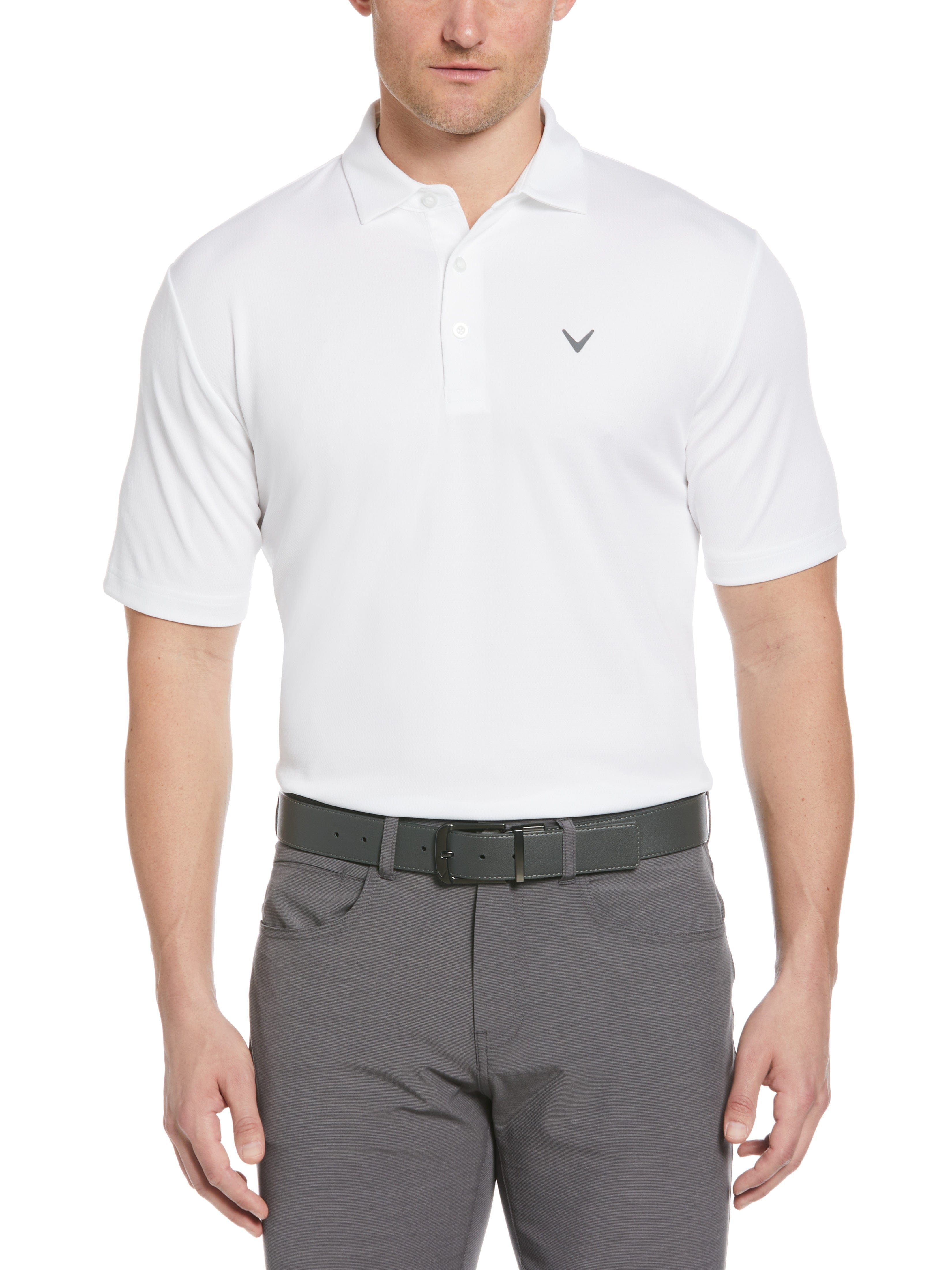 Men's Micro Texture Polo Shirt - Breathable & Comfortable Casual Wear for Golf, Work & Everyday Use