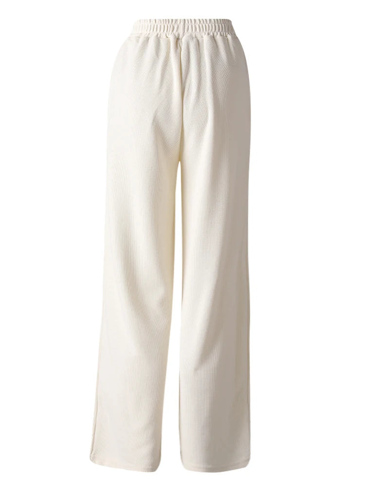Beige Irregular Tank Top & Wide Leg Pants Two-Piece Set - Women's Sleeveless Fashion Outfit for Spring Summer 2025 | CPG3157 | Perfect for Beach Vacations, Casual Outings & Summer Parties