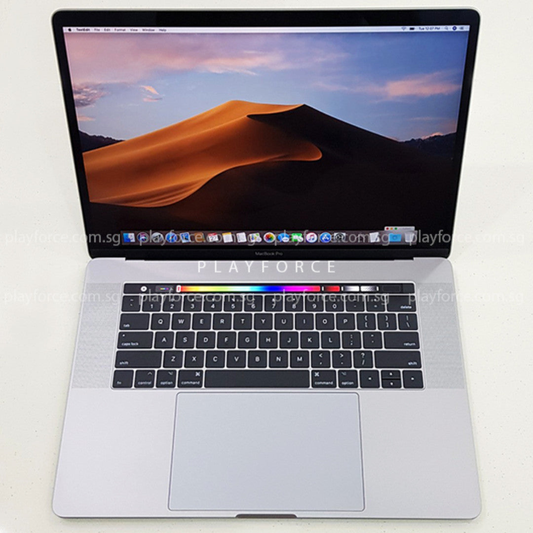 Apple MacBook Pro 15-inch (2017) with Touch Bar - 256GB SSD, Space Gray Laptop for Professionals & Students - Perfect for Graphic Design, Video Editing & Business Productivity