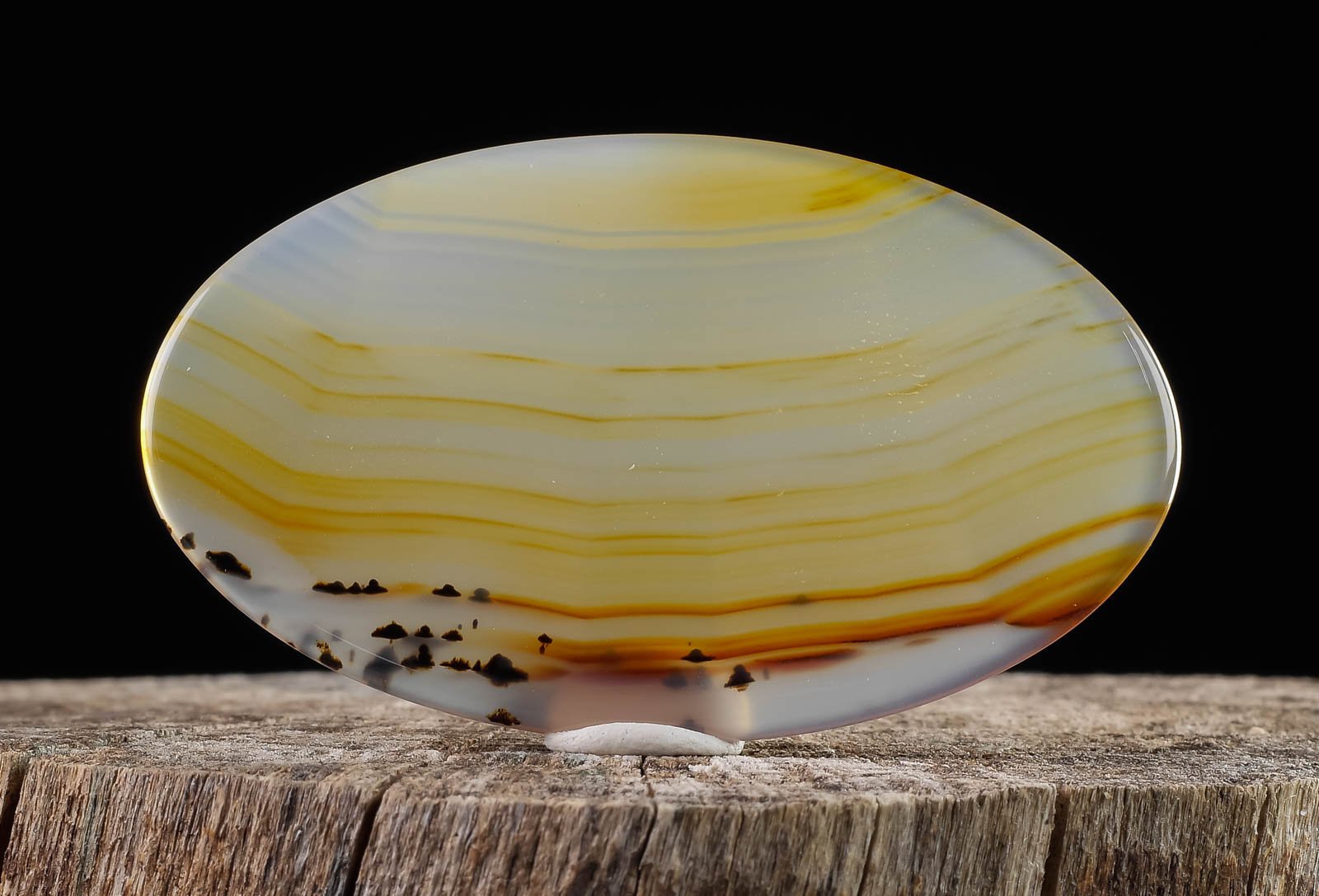 IRIS AGATE Crystal Cabochon Oval - Natural Gemstone for Jewelry Making, Healing Crystals & DIY Crafts - Perfect for Pendants, Rings & Spiritual Decor (Item #37864)