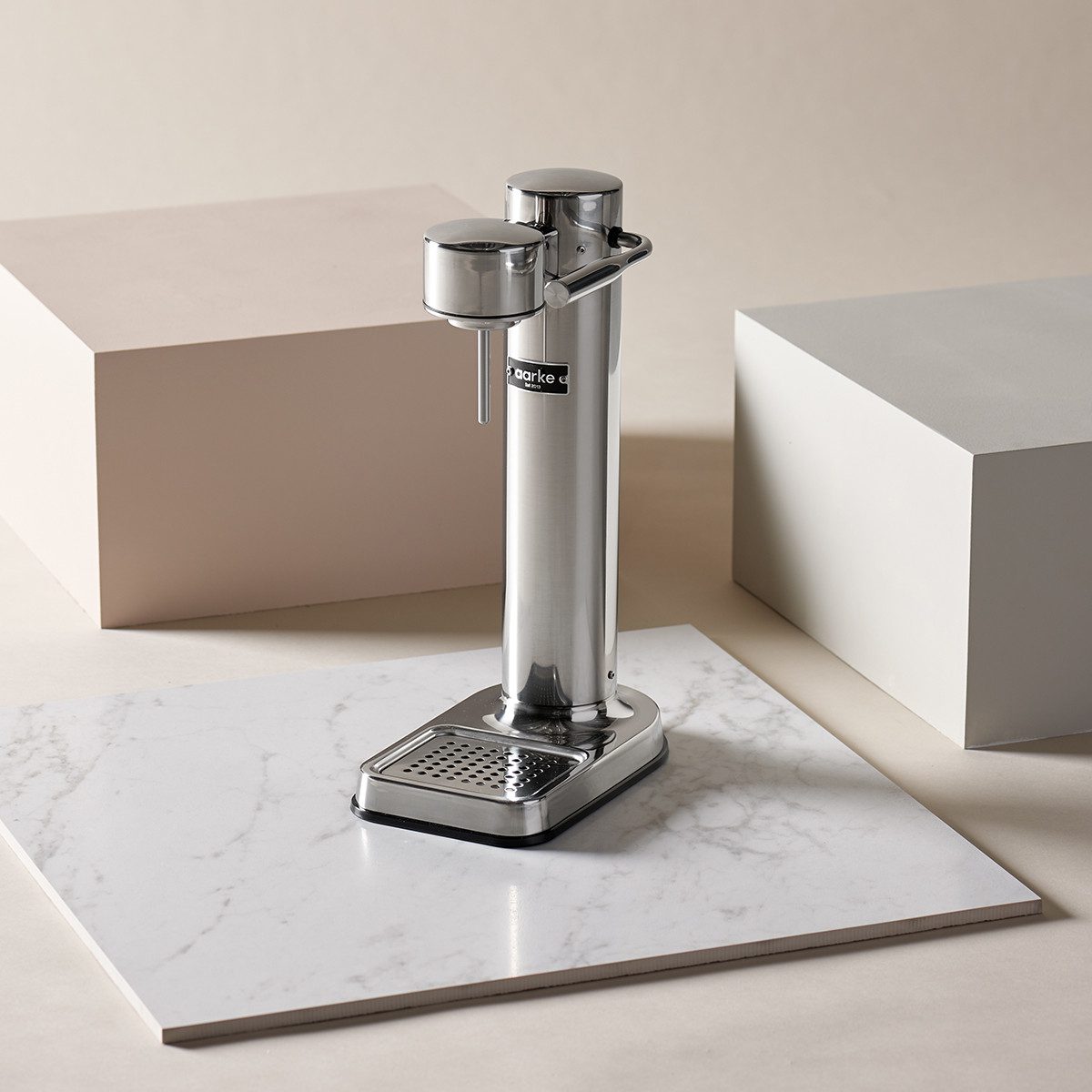 AARKE Carbonator 3 Premium Stainless Steel Soda Maker - Perfect for Home, Office & Party Sparkling Water Drinks