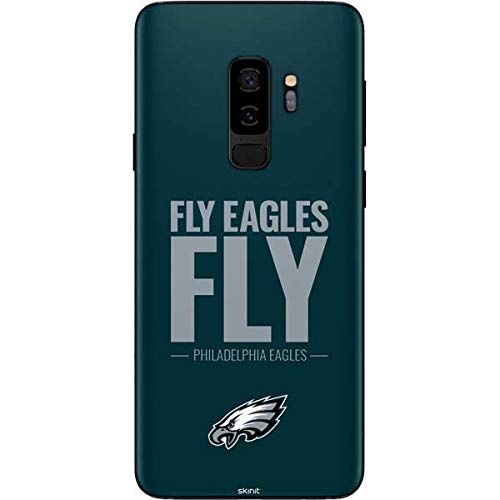 Official NFL Philadelphia Eagles Team Motto Phone Skin Decal for Samsung Galaxy S9 Plus | Protective Vinyl Sticker | Perfect for Game Day & Fan Showcase