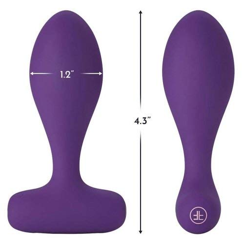 Remote Control Vibrating Butt Plug - 10 Speed USB Rechargeable Waterproof Silicone Anal Toy for Women & Men | Purple Adult Sex Toy for Couples Play, Solo Pleasure & BDSM Exploration