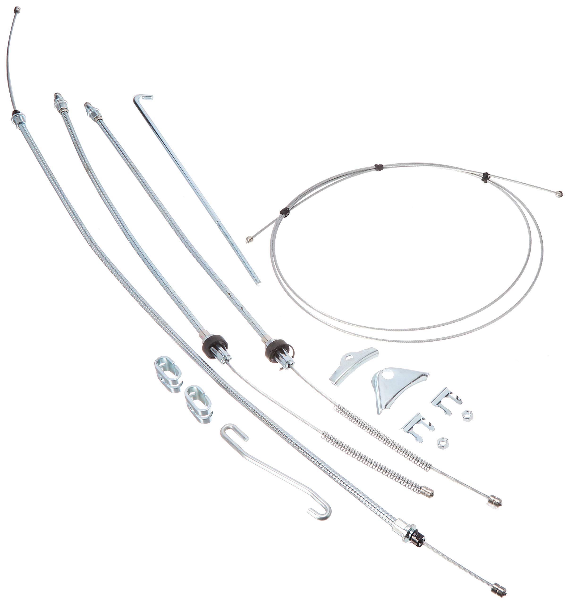 The Right Stuff RSBCR04 High-Performance E-Brake Cable Set - Perfect for Car Restoration & Emergency Brake Repair | Durable Replacement for Classic & Modern Vehicles