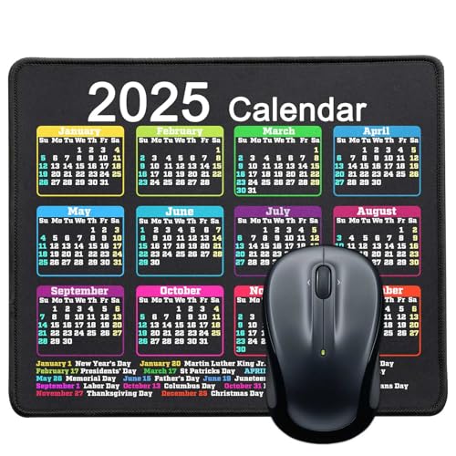 2025 Calendar Black