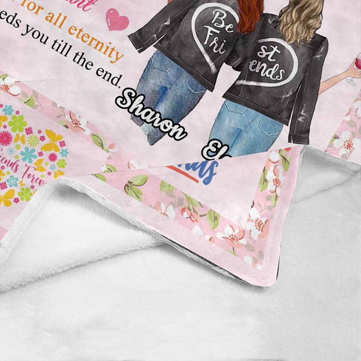 Personalized Sister Blanket - 'You're an Amazing Sister & Friend' - 50x60 Inch Soft Lightweight Throw Blanket for Gifts, Bed, Couch & Special Occasions
