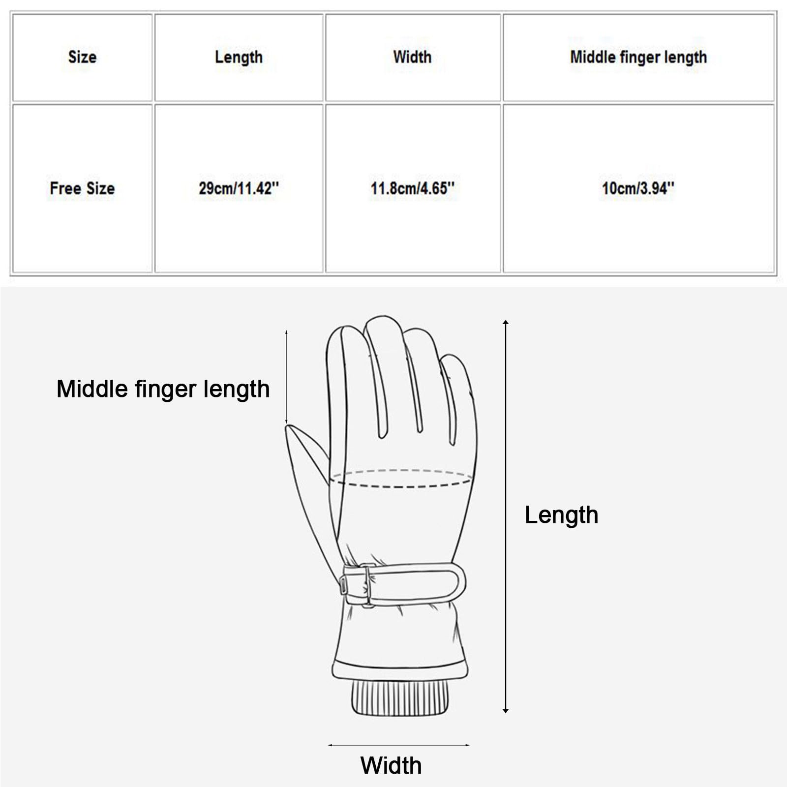 **Oelaio Windproof & Waterproof Winter Gloves for Men & Women - Thermal Insulated Ski Gloves for Cold Weather, Cycling, Snowboarding & Outdoor Activities**