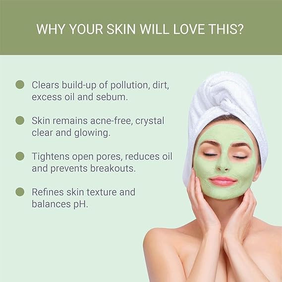 Activs Crystal Clear Green Tea Face Mask – Detox & Oil Control for Oily, Combination & Acne-Prone Skin | Salicylic Acid Deep Pore Cleanser | Halal Certified Vegan Skincare | Perfect for Daily Routine & Spa Nights