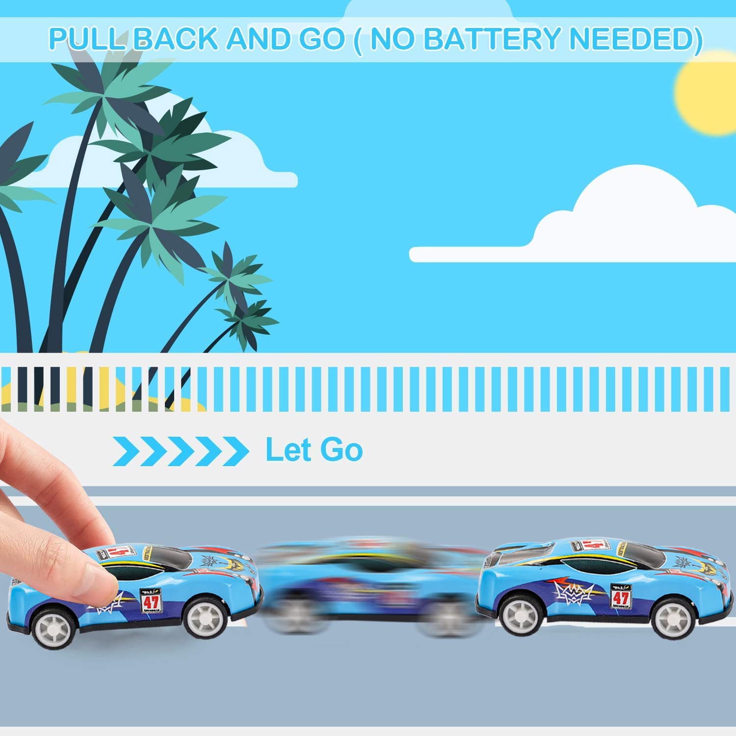 32 Pack Race Cars Valentines Day Cards for Kids with Pull Back Toy Cars & Temporary Tattoos - Classroom Valentine Exchange Gifts for Boys, School Party Supplies - Perfect for Valentine's Day Celebrations and Classroom Activities