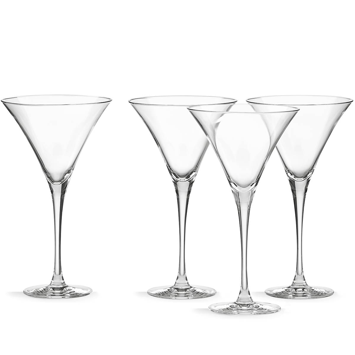 Premium Tuscany Classics Martini Glasses Set of 4 - Elegant Cocktail Glasses for Martinis, Margaritas & Dessert Wines - Perfect for Home Bars, Parties & Wedding Receptions