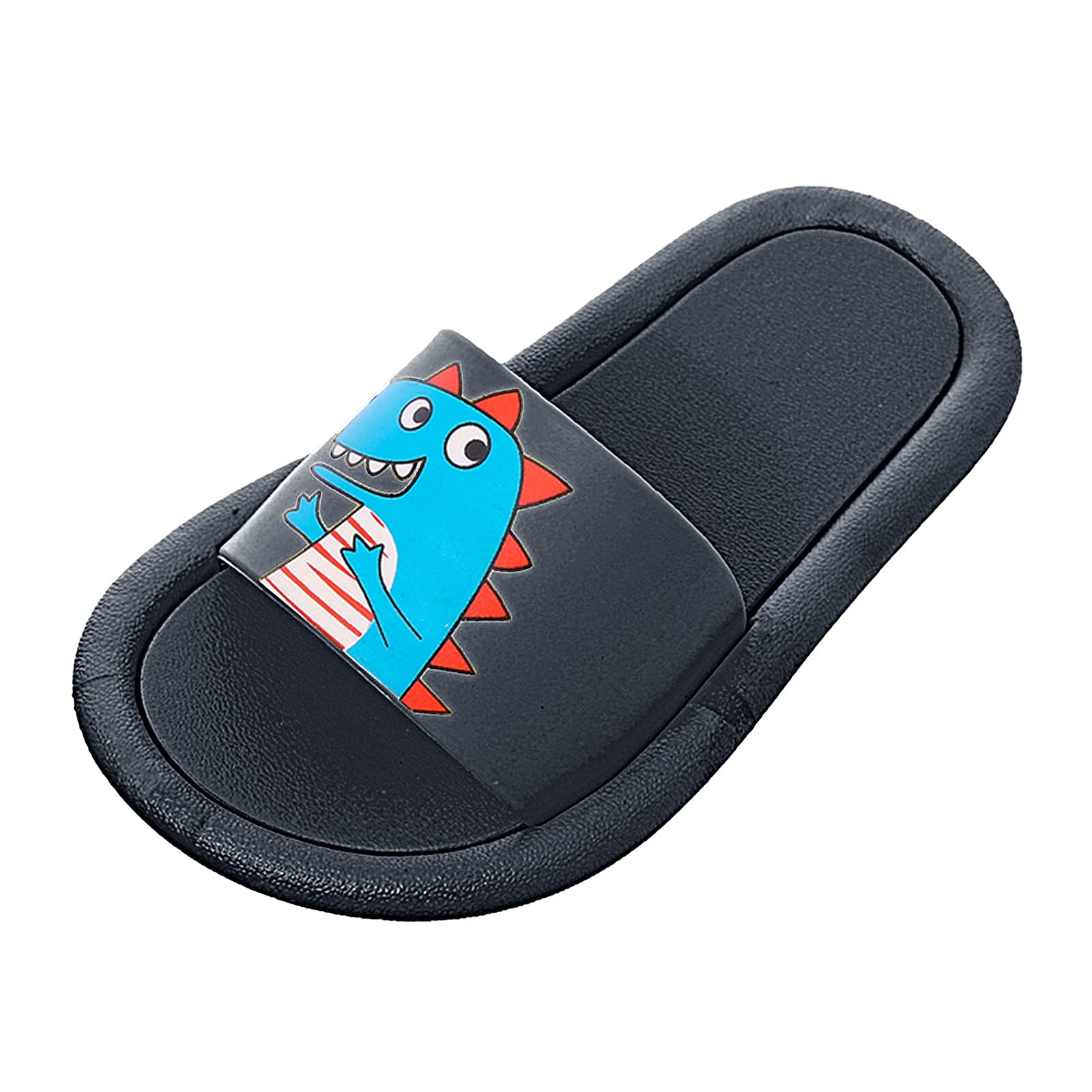 Soft Summer Slippers for Toddlers - Cute Fruit & Dinosaur Sandals for Baby Girls & Boys | Comfortable Indoor/Outdoor Play Shoes for Kids