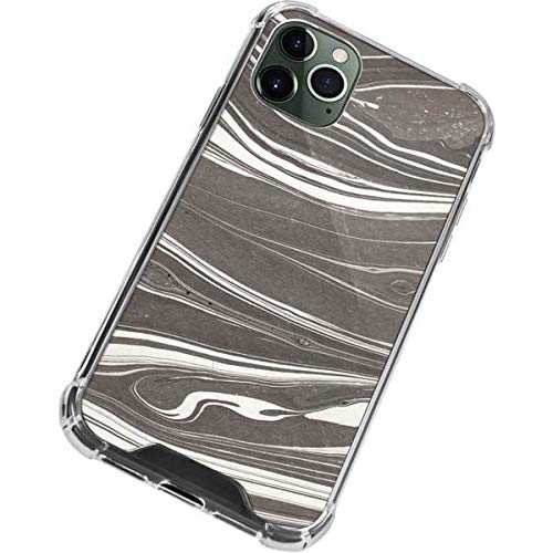 Skinit Clear Phone Case for iPhone 12 Pro - Grey Marble Design | Scratch-Resistant Protective Cover | Perfect for Everyday Use, Work & Travel